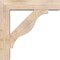 Ekena Millwork Funston Block Smooth Bracket w/ Offset Brace, Douglas Fir, 7 1/2"W x 34"D x 34"H BKT0806X34X34FST05SDF - alternate 3